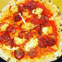 485 degrees in K&ouml;ln. Excellent pizza. Fab service