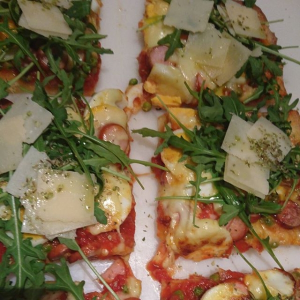 Home made pizza simply delicious #traubenliebe