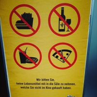 Cin&eacute;ma in Westside Bern No wine with allowed that
