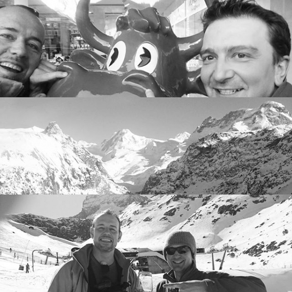 Long distance #apr&egrave;s-ski.... Ski in #zermatt..