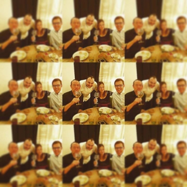 Dinner with #friends #bravo #neu