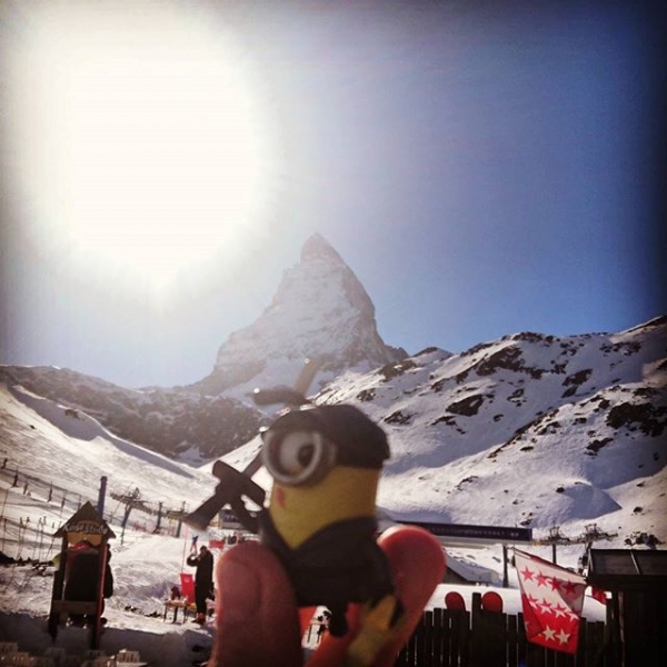 #Mignon #banana at the Matterhorn #traubenliebe